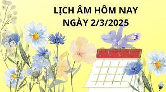 Lịch âm lịch vạn niên ngày 2/3 một ngày rất tốt cho việc này, làm ngay để gặp may mắn