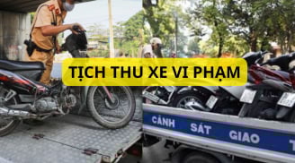 Chú ý, đi xe máy ra đường mắc lỗi này sẽ bị CSGT tịch thu xe vĩnh viễn, ai cũng phải biết