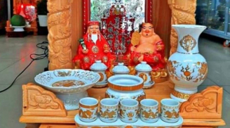 Vì sao người giàu thường đặt 3 hũ muối, gạo, nước lên bàn thờ? Lý do không hề mê tín
