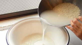 Nước vo gạo đừng đổ đi, đem làm 5 việc này cực hữu ích