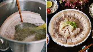 Luộc thịt cho muối là chưa đủ, thêm thứ này, đảm bảo miếng thịt trắng thơm, mềm ngọt