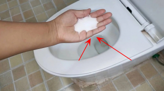 Vì sao mỗi tuần nên rắc một nắm muối vào bồn cầu?