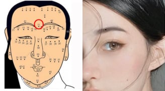 4 nốt ruồi phú quý, ai có được là vô cùng may mắn, nhất là vị trí số 1, tiền cứ vơi lại đầy