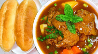 Cách làm bánh mì sốt vang cực ngon