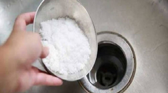 Đổ muối xuống đường ống thoát nước, tác dụng thần kỳ, người người học theo