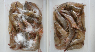 Ướp tôm với thứ này rồi cấp đông, để cả tháng tôm vẫn tươi ngon như mới mua