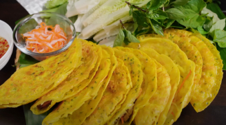 Mẹo rán bánh xèo giòn rụm, vàng ươm, ngon như ngoài hàng