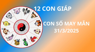 Con số may mắn ngày 31/3 cho 12 con giáp cơ hội đổi đời giàu sang, làm ăn thuận lợi trúng lớn