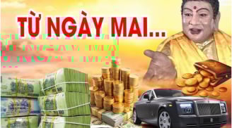 Từ ngày mai 7/4 dương: 3 tuổi Bà Chúa Kho mở kho lương, Trúng Số đổi đời, giàu số 2 không ai số 1