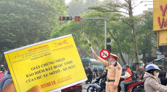 Chú ý khi mua bảo hiểm xe máy kẻo ra đường vẫn bị CSGT xử phạt