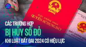 Từ 1/7/2025: Mua bán đất sang tên Sổ Đỏ xong, vẫn bị hủy trong trường hợp này, người dân nên biết kẻo mất trắng