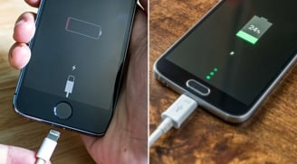 Nên cắm sạc điện thoại khi pin còn bao nhiêu phần trăm?