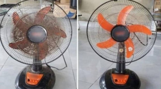Cách vệ sinh quạt điện siêu nhanh, không cần tháo khung, quạt sạch bong như mới