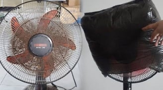 Làm sạch quạt điện bám đầy bụi bẩn chỉ trong 5 phút, không cần tháo lắp: Phụ nữ cũng làm ngon ơ