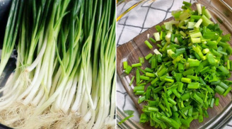 Bảo quản hành lá nhớ làm thêm bước này để cả tháng vẫn xanh tươi
