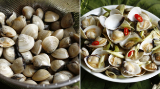 Mẹo làm ngao nhả sạch cát nhanh nhất, không cần ngâm