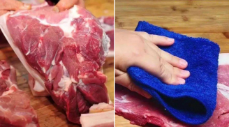 Người bán thịt nào cũng có một 'chiếc khăn bí ẩn' để lau thịt: 4 sự thật về nó mà nhiều người chưa biết