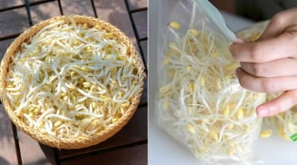 Giá đỗ mua về đừng bỏ ngay vào tủ lạnh, làm theo cách này để cả tuần vẫn tươi ngon