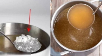 Bỏ 1 viên đá vào nước hầm xương, ai cũng bất ngờ với 4 lợi ích tuyệt vời sau