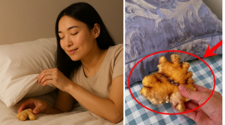Đặt 1 nhánh gừng dưới gối khi ngủ, sáng ra thấy ngay tác dụng quý, bạn đã thử chưa?