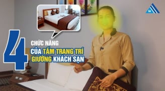 Nhân viên tiết lộ: Giường ngủ khách sạn có 1 miếng vải khác màu, trải ngang, 90% khách bỏ phí