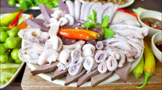 Trước khi luộc lòng: Nhúng qua thứ nước này lòng trắng tinh, giòn sần sật ăn hoài không chán