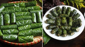 Dùng loại lá này để cuốn chả, thơm ngon hơn cả lá lốt, tốt cho xương khớp