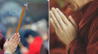 Vì sao khi thắp hương, cúng bái, người Việt thường chắp tay và khấn ‘Nam mô a di đà Phật’?