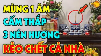 Khi thắp hương nên chọn 1, 3 hay 5 cây nhang mới đúng: Tưởng đơn giản 10 nhà 9 nhà làm sai