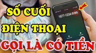 Cộng dãy số trên Sim điện thoại lại: Nếu bằng số này, chúc mừng bạn vô cùng may mắn, tiền vào như nước