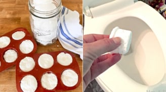 Cách tự làm viên khử mùi bồn cầu bằng nguyên liệu có sẵn trong nhà