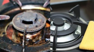 6 mẹo làm sạch bếp gas rỉ sét chỉ dùng nguyên liệu có trong bếp, bếp sáng bóng lại tiết kiệm