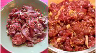 Ướp thịt bò xào chỉ bỏ mắm thôi là dại: Thả thêm loại nước này vào, thịt mềm tan không dai chút nào
