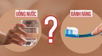 Sáng ngủ dậy nên đánh răng trước hay uống nước trước? 95% đang làm sai
