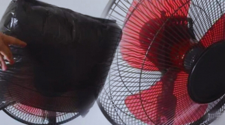 Quạt điện bẩn không cần tháo khung, chỉ cần làm theo cách này 2 phút là sạch, bụi tự rơi xuống