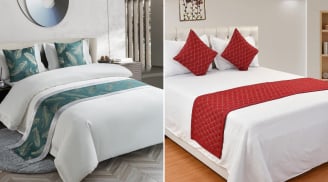 Vì sao khách sạn hay trải một tấm vải ở ngang giường? 3 công dụng đặc biệt ít người biết