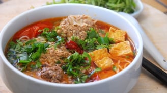 Cách nấu bún riêu cua ngon chuẩn vị: Ăn một lần nhớ mãi