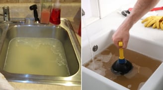 Đổ thứ này vào bồn rửa bát, mỡ đóng trong đường ống tan sạch, vừa thông tắc vừa khử mùi hôi
