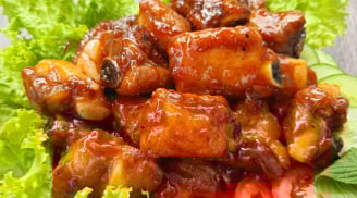 Thả thứ này vào ướp sườn xào chua ngọt: Thịt mềm tan giàu dinh dưỡng gấp đôi, ăn rồi nhớ mãi
