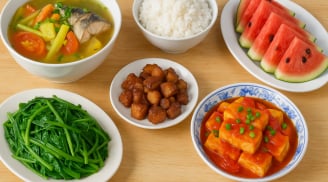 Gợi ý mâm cơm ngày hè mát lành, đủ món chỉ dưới 200 nghìn cho cả nhà 4 người