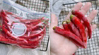 Mẹo bảo quản ớt 6 tháng không hỏng