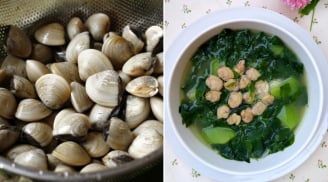 Bí quyết nấu canh ngao không bị sạn, ngọt nước, không tanh
