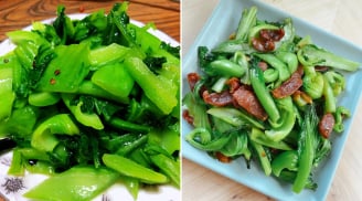 Loại rau bình dân chứa canxi nhiều gấp 8 lần cá, một lá xào được cả đĩa đầy ú ụ