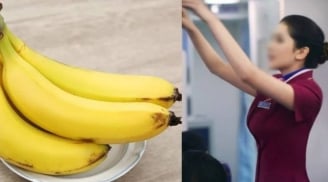 Tại sao tiếp viên hàng không thường mang theo một quả chuối khi lên máy bay? Họ ăn hay có mục đích gì khác?