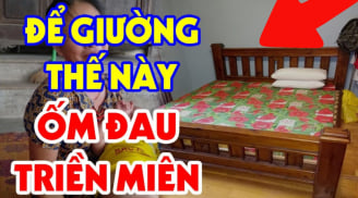 Các cụ dạy không sai: Giường kê 3 chỗ này, người Ốm Đau Khó Ngủ, của thì Suy Kiệt. Nhiều nhà đang mắc
