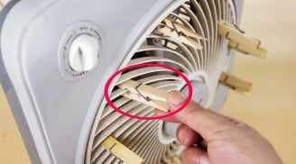 Đặt một chiếc kẹp gỗ lên quạt điện: Công dụng tuyệt vời giúp nhà mát lạnh lại đuổi muỗi hiệu quả