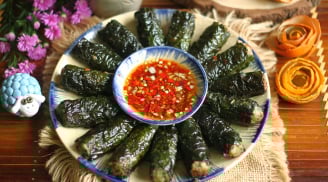 Đừng chỉ dùng lá lốt, cuốn chả bằng lá này, thơm ngon lại bổ hơn gấp 10 lần