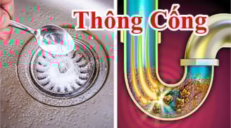 Xả nước vào cống tắc cứng: Làm cách đơn giản này không cần gọi thợ, chẳng sợ bẩn nhà