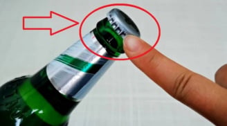 Mẹo mở nắp chai bia siêu dễ chỉ với một điểm nhỏ – Không cần dụng cụ, ai cũng làm được