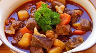 Cách nấu thịt bò sốt vang mềm ngon, rút ngắn thời gian đun nấu
